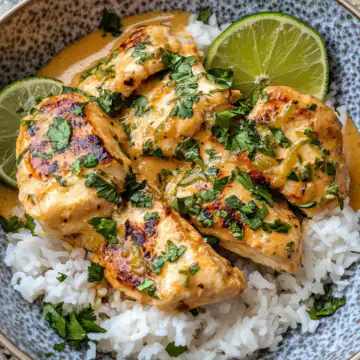 Coconut Lime Chicken Recipe taken with iphone 15 pro max --iw 2 --ar 4:5 --v 6.1 --raw