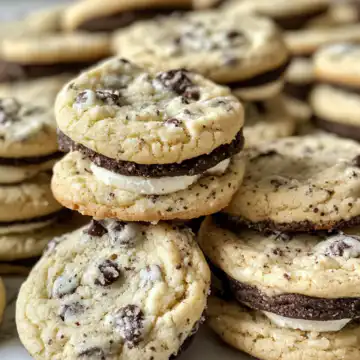 Cookies and Cream Cookies Recipe taken with iphone 15 pro max --iw 2 --ar 4:5 --v 6.1 --raw