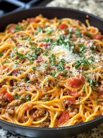 Cowboy Spaghetti Recipe taken with iphone 15 pro max --iw 2 --ar 4:5 --v 6.1 --raw
