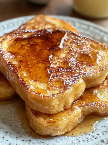 Crème Brûlée French Toast Recipe taken with iphone 15 pro max --iw 2 --ar 4:5 --v 6.1 --raw
