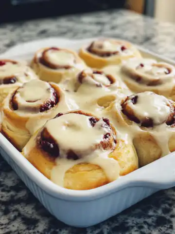 Cranberry Orange Cinnamon Rolls Recipe taken with iphone 15 pro max --iw 2 --ar 4:5 --v 6.1 --raw