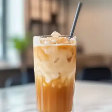 Creamy Thai Iced Tea Recipe taken with iphone 15 pro max --iw 2 --ar 4:5 --v 6.1 --raw