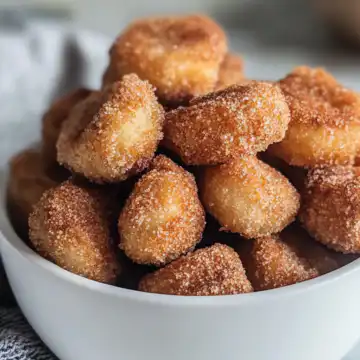 Crispy Air Fryer Churro Bites Recipe taken with iphone 15 pro max --iw 2 --ar 4:5 --v 6.1 --raw