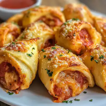 Crispy Air Fryer Pizza Rolls Recipe taken with iphone 15 pro max --iw 2 --ar 4:5 --v 6.1 --raw