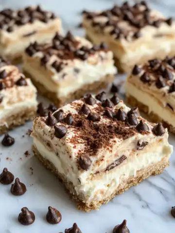 Crowd-Pleasing Cannoli Squares Recipe taken with iphone 15 pro max --iw 2 --ar 4:5 --v 6.1 --raw