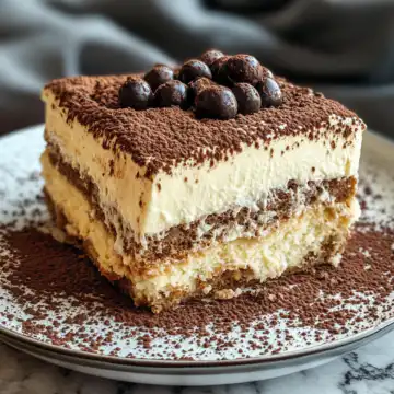 Decadent Millionaire's Tiramisu Recipe taken with iphone 15 pro max --iw 2 --ar 4:5 --v 6.1 --raw