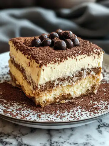 Decadent Millionaire's Tiramisu Recipe taken with iphone 15 pro max --iw 2 --ar 4:5 --v 6.1 --raw