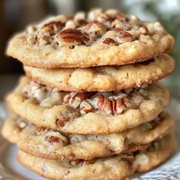 Delicious Soft Pecan Pie Cookies Recipe taken with iphone 15 pro max --iw 2 --ar 4:5 --v 6.1 --raw
