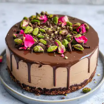 Dubai Chocolate Pistachio Cake Recipe taken with iphone 15 pro max --iw 2 --ar 4:5 --v 6.1 --raw