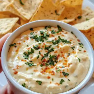 Easy Cheese Dip Recipe taken with iphone 15 pro max --iw 2 --ar 4:5 --v 6.1 --raw