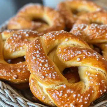 Easy Homemade Soft Pretzels Recipe taken with iphone 15 pro max --iw 2 --ar 4:5 --v 6.1 --raw