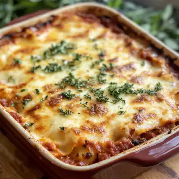 Eggplant Lasagna with Ricotta Recipe taken with iphone 15 pro max --iw 2 --ar 4:5 --v 6.1 --raw