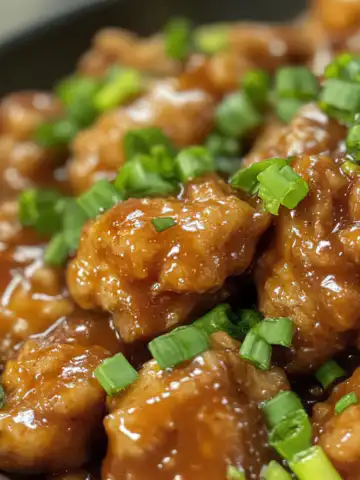 Food Court Bourbon Chicken Copycat Recipe taken with iphone 15 pro max --iw 2 --ar 4:5 --v 6.1 --raw