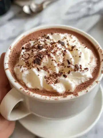 French Hot Chocolate Recipe taken with iphone 15 pro max --iw 2 --ar 4:5 --v 6.1 --raw