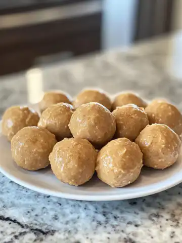 Frozen Greek Yogurt Peanut Butter Bites Recipe taken with iphone 15 pro max --iw 2 --ar 4:5 --v 6.1 --raw