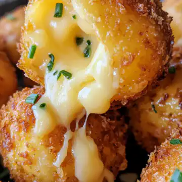 Game Night Snack: Ultimate Crispy Potato Cheese Bombs Recipe taken with iphone 15 pro max --iw 2 --ar 4:5 --v 6.1 --raw