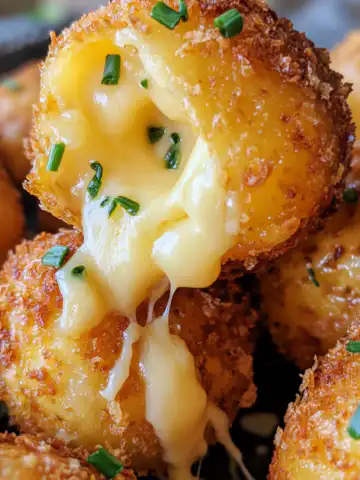 Game Night Snack: Ultimate Crispy Potato Cheese Bombs Recipe taken with iphone 15 pro max --iw 2 --ar 4:5 --v 6.1 --raw