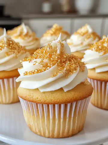 Golden Angel Food Cupcakes Recipe taken with iphone 15 pro max --iw 2 --ar 4:5 --v 6.1 --raw