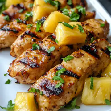 Grilled Mango Pineapple Chicken Recipe taken with iphone 15 pro max --iw 2 --ar 4:5 --v 6.1 --raw