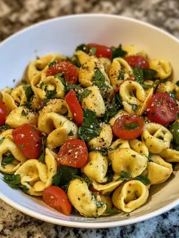 Grinder Tortellini Salad Recipe taken with iphone 15 pro max --iw 2 --ar 4:5 --v 6.1 --raw