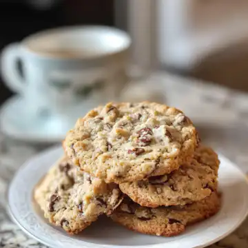 Homemade Crumble Cookies Recipe taken with iphone 15 pro max --iw 2 --ar 4:5 --v 6.1 --raw