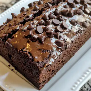 Hot Fudge Brownie Bread Recipe taken with iphone 15 pro max --iw 2 --ar 4:5 --v 6.1 --raw