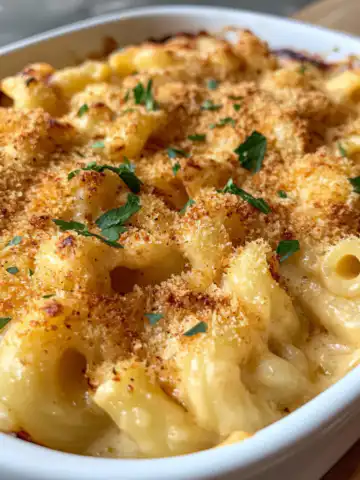 Hot Honey Chicken Mac N Cheese Recipe taken with iphone 15 pro max --iw 2 --ar 4:5 --v 6.1 --raw