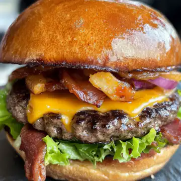 Irish Pub Burgers Recipe taken with iphone 15 pro max --iw 2 --ar 4:5 --v 6.1 --raw
