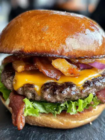 Irish Pub Burgers Recipe taken with iphone 15 pro max --iw 2 --ar 4:5 --v 6.1 --raw