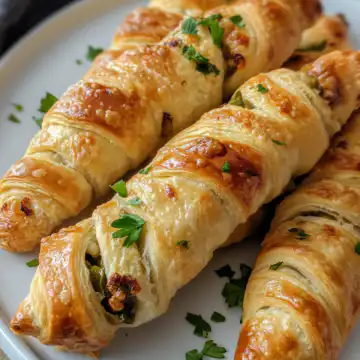 Jalapeño Popper Puff Pastry Twists Recipe taken with iphone 15 pro max --iw 2 --ar 4:5 --v 6.1 --raw