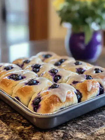 Lemon Blueberry Sweet Rolls Recipe taken with iphone 15 pro max --iw 2 --ar 4:5 --v 6.1 --raw