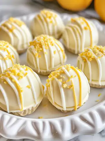 Lemon Cheesecake Truffles Recipe taken with iphone 15 pro max --iw 2 --ar 4:5 --v 6.1 --raw