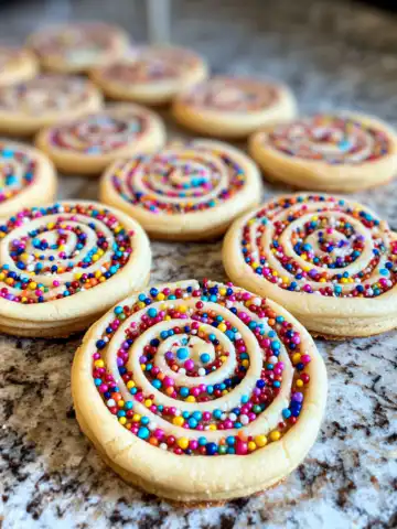 Magical Spiral Cookies Recipe taken with iphone 15 pro max --iw 2 --ar 4:5 --v 6.1 --raw