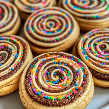 Magical Spiral Cookies Recipe taken with iphone 15 pro max --iw 2 --ar 4:5 --v 6.1 --raw