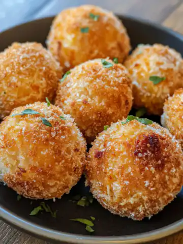Make Crispy Reuben Balls Recipe taken with iphone 15 pro max --iw 2 --ar 4:5 --v 6.1 --raw