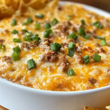 Meaty Texas Trash Dip Recipe taken with iphone 15 pro max --iw 2 --ar 4:5 --v 6.1 --raw