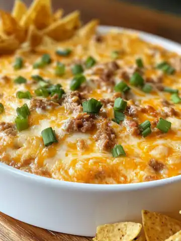 Meaty Texas Trash Dip Recipe taken with iphone 15 pro max --iw 2 --ar 4:5 --v 6.1 --raw