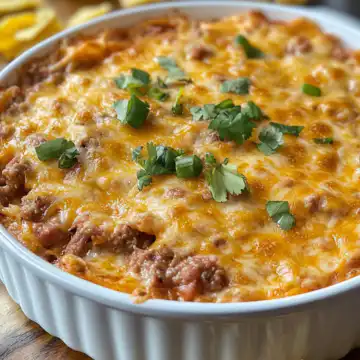 Meaty Texas Trash Dip Recipe taken with iphone 15 pro max --iw 2 --ar 4:5 --v 6.1 --raw