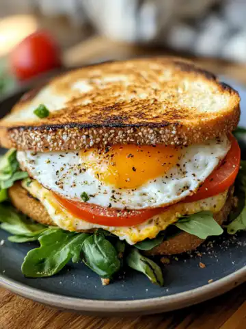 Mediterranean Breakfast Sandwich Recipe taken with iphone 15 pro max --iw 2 --ar 4:5 --v 6.1 --raw