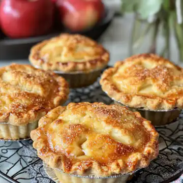 Mini Apple Pies Recipe taken with iphone 15 pro max --iw 2 --ar 4:5 --v 6.1 --raw