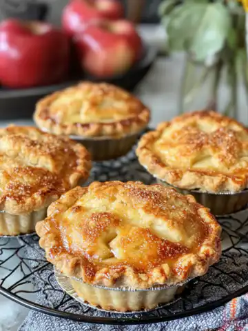 Mini Apple Pies Recipe taken with iphone 15 pro max --iw 2 --ar 4:5 --v 6.1 --raw