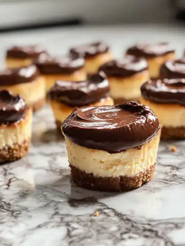 Mini Chocolate Cheesecake Bites Recipe taken with iphone 15 pro max --iw 2 --ar 4:5 --v 6.1 --raw