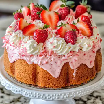 Moist Strawberry Milkshake Pound Cake Recipe taken with iphone 15 pro max --iw 2 --ar 4:5 --v 6.1 --raw
