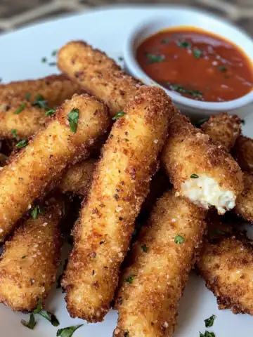 Nashville Hot Mozzarella Sticks Recipe taken with iphone 15 pro max --iw 2 --ar 4:5 --v 6.1 --raw