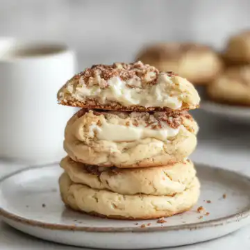 New York Cheesecake Cookies Recipe taken with iphone 15 pro max --iw 2 --ar 4:5 --v 6.1 --raw