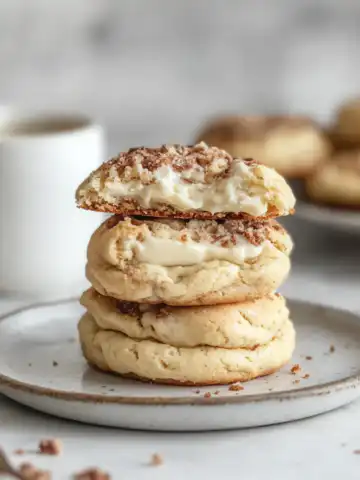 New York Cheesecake Cookies Recipe taken with iphone 15 pro max --iw 2 --ar 4:5 --v 6.1 --raw