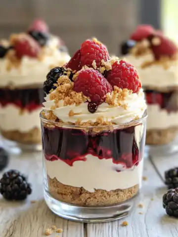 No-Bake Cheesecake Parfaits Recipe taken with iphone 15 pro max --iw 2 --ar 4:5 --v 6.1 --raw