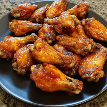 Pineapple Chicken Wings Recipe taken with iphone 15 pro max --iw 2 --ar 4:5 --v 6.1 --raw