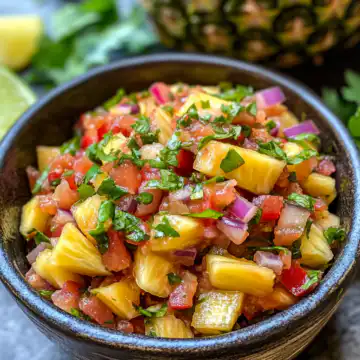 Pineapple Chipotle Salsa Recipe taken with iphone 15 pro max --iw 2 --ar 4:5 --v 6.1 --raw