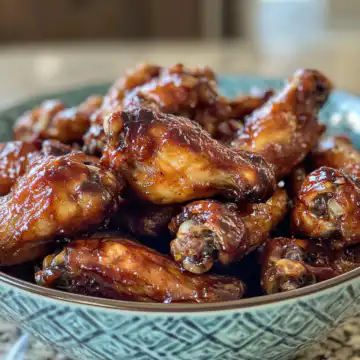 Pineapple Cowboy Candy Chicken Wings Recipe taken with iphone 15 pro max --iw 2 --ar 4:5 --v 6.1 --raw